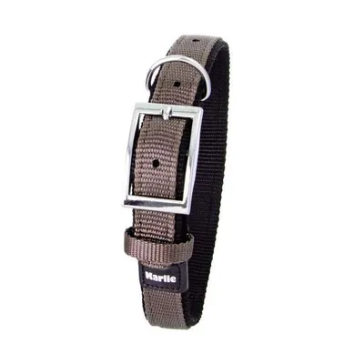 Produktbild von Karlie ASP Halsband mit Zugentlastung, doubliert - Grau/Schwarz 65cm/40mm