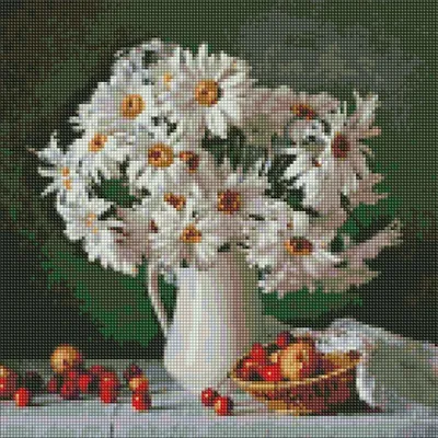 Immagine prodotto di Mosaico di diamanti - Bellezza delle margherite40x40