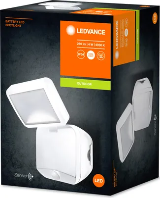 Obrázek produktu pro Osram Battery LED, Venkovní bodové světlo, Bílá, ABS (akrylonitril-butadien-styren), IP54, III, Montáž na zeď