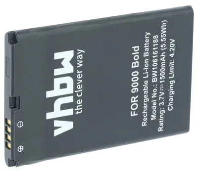 Produktbild von vhbw Akku Ersatz für BlackBerry BAT-14392-001, M-S1, ACC14392-001 für PDA Notepad Tablet (1500 mAh, 3,7 V, Li-Ion)