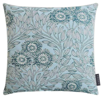 Produktbild von Kissenhülle - 40 x 40 cm - Blau - Weiß - Baumwolle - Polyester - mit Reißverschluss