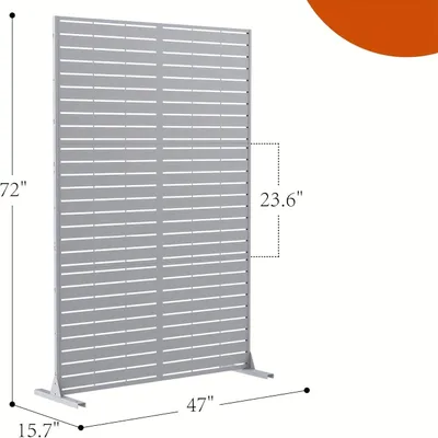 Immagine prodotto di Recinzione esterna - Pannello divisorio per giardino - Schermo per la privacy - Parete per balcone - Pannello divisorio - Pannello metallico autoportante