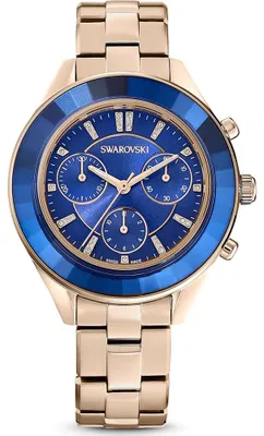 Produktbild von Swarovski Damen Uhr Octea Lux Crystal 37 mm gold, blau 5632481