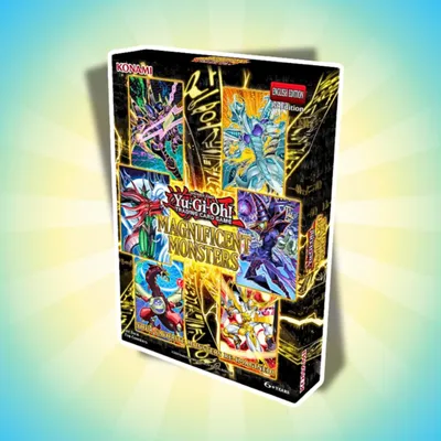 Produktbild von YuGiOh! Magnificent Monsters Box Englisch – 3 Packs à 5 Karten + 3 Secret Rare Karten