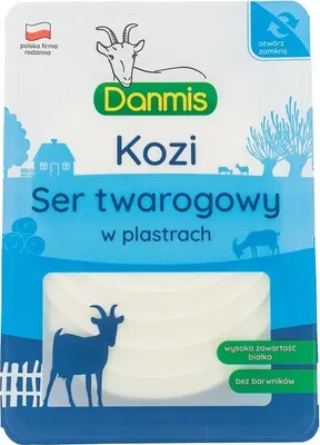Obrázok produktu pre DanSer prírodný tvaroh z kozieho mlieka 100 g