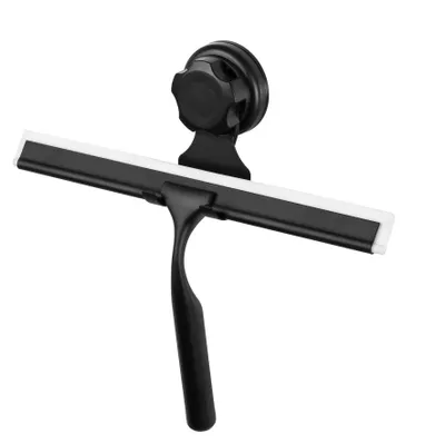 Produktbild von Compactor BESTLOCK BLACK Duschabzieher - Schwarze Duschrakel, 25,4x5,5x23,5 cm,