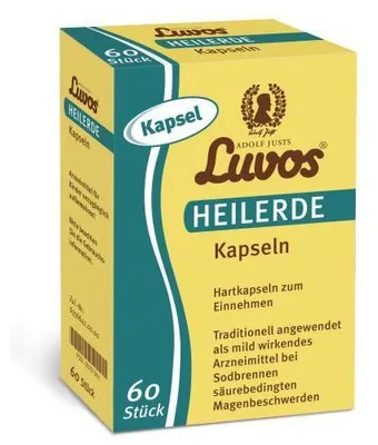 Produktbild von Luvos Heilerde Kapseln bei Sodbrennen, 60 St. Kapseln
