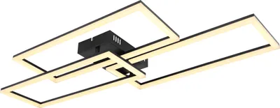 Produktbild von Globo Lighting Deckenleuchte Metall schwarz matt, LED