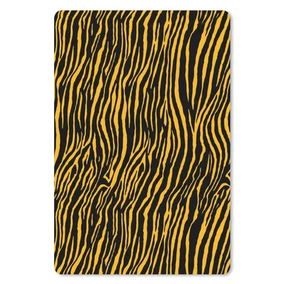 Produktbild von MuchoWow® Mauspad Mousepad Orange - Tiermuster - Tiger 18x27 cm - Mousepads - Maus Mat - Pad - Mausunterlage