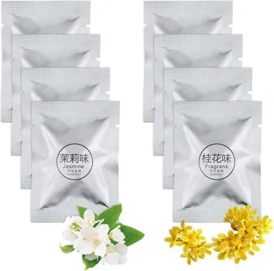 Immagine prodotto di URAQT Compresse di Aromaterapia per Auto 8 Pezzi Pastiglie di Ricambio Profumo Gelsomino Profumo Osmanto