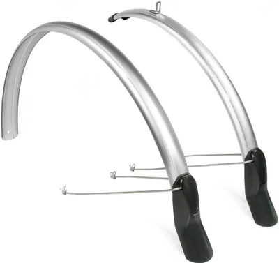 Produktbild von Eurofender Fender Set Scatto 28 x 51 mm Silber