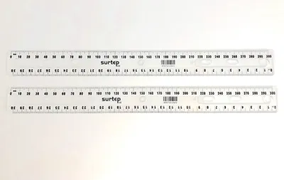 Produktbild von Lineal mit Formen Standart klar 30cm 1746