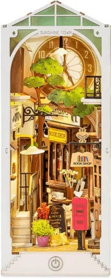 Produktbild von RoboTime Bookstop Miniaturhaus Sunny Town
