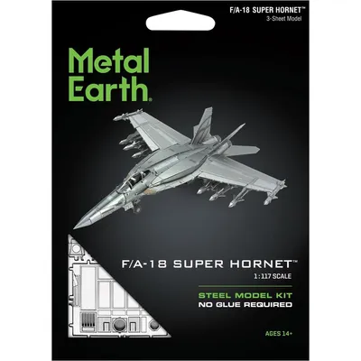 Zdjęcie produktu dla METAL EARTH 3D Puzzle Myśliwiec F, A-18 Super Hornet