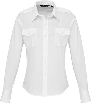 Produktbild von Premier Workwear Women´s Long Sleeve Pilot Shirt