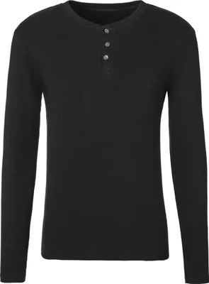 Produktbild von H.I.S. Langarmshirt schwarz Größe XL