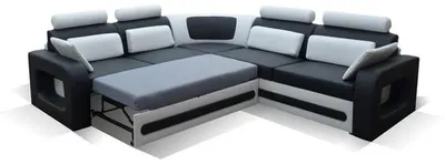 Produktbild von Design Sofa Ecksofa Schlafsofa Bettfunktion Couch Leder Polster Sofas