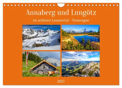 Produktbild von Annaberg und Lungötz (Wandkalender 2027 DIN A4 quer), CALVENDO Monatskalender