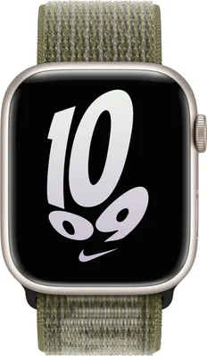 Obrázek produktu pro APPLE 41mm Sequoia/Pure Platinum Nike Sport Loop (MPHX3ZM/A)