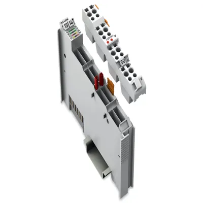 Produktbild von Wago 753-655, Grau, DIN 35 × 15, 9 mm, 0,5 kV, 0,08 mm², 2,5 mm²