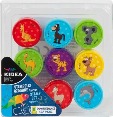 Obrázek produktu pro Ozdobná razítka B Kidea 9 kusů č. 1234