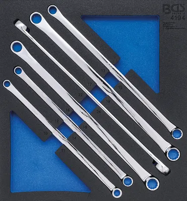 Obrázek produktu pro BGS technic Tool Tray 2/3: Double Ring Spanner Set, 2137 mm, 2,14 kg