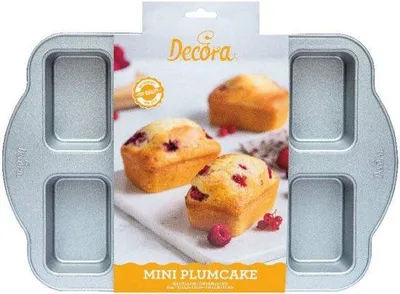 Produktbild von Mini Loaf Pan für 8 Cup Pflaumenkuchen - Hitzebeständig Bakform