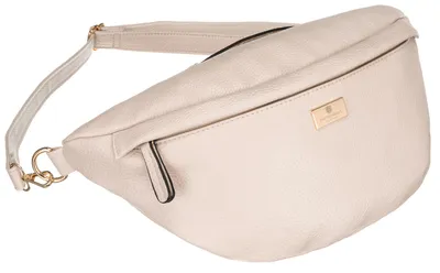 Obrázek produktu pro Peterson Dámská ledvinka z ekologické kůže béžová 38 cm