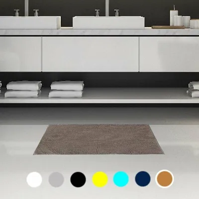 Obrázek produktu pro Absorpční žinylková předložka do vany 50x80 cm - Taupe - SILUMEN