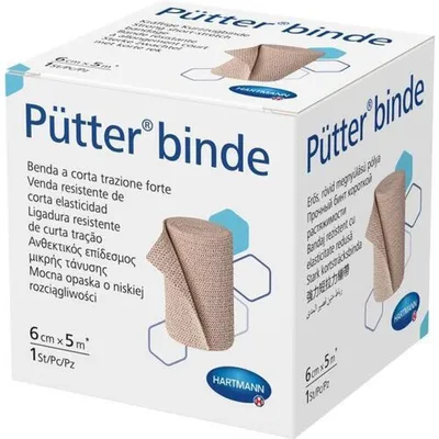 Productafbeelding van Pütter verband, 6 cm x 5 m, 1 stuk
