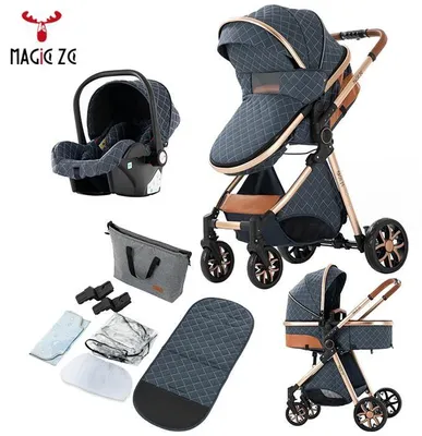 Immagine prodotto di Passeggino trio 3 in 1 con navicella e seggiolino auto