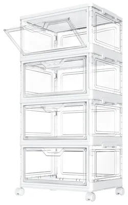 Produktbild von Aufbewahrungsbox Staubox Organizer - 23 Liter - Mit Deckel - Stapelbar - Transparent