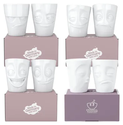 Produktbild von Fiftyeight Becher ohne Henkel Set 8-tlg. in weiss, 350 ml