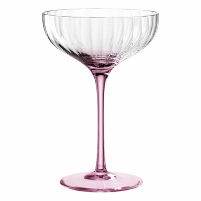 Produktbild von Leonardo Champagnerschale Poesia, Sektschale, Champagnerglas, Champagner Schale, Glas, Kristallglas, Rose, 260 ml, 022380
