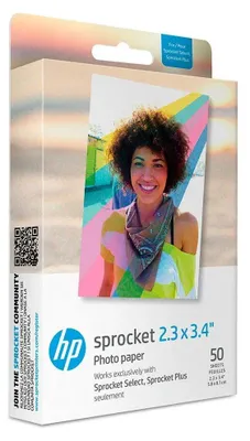 Produktbild von HP Sprocket 2.3" x 3.4" Premium Zink, Glanz, 2.3x3.4", 50 Blätter, - HP Sprocket Select - HP Sprocket Plus Printer