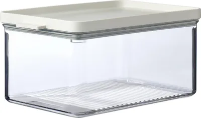 Produktbild von Mepal Kühlschrankdose Omnia Käsedose - Nordic white, Box, Rechteckig, 2 l, Weiß, ABS Synthetik, Thermoplastisches Elastomer (TPE), Styrol-Acrylnitril (SAN), Käse