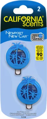 Zdjęcie produktu dla CALIFORNIA SCENTS Odświeżacz powietrza E303201202 Newport/New Car 2szt
