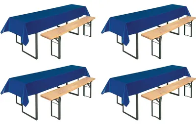 Produktbild von Beautex Party Tischdecke abwaschbar 100x250, für Biertisch geeignet