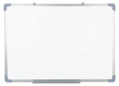 Produktbild von Leantoys Magnetische Hängetafel, trocken abwischbar, weiß, 45 x 60 cm