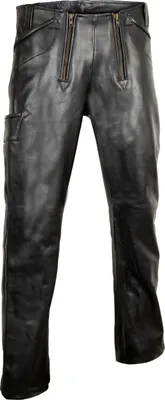 Produktbild von MDM Zunfthose Zimmermannshose aus Echtem Rindsleder Zimmermann Hose Leder(33)