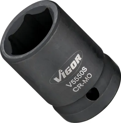 Produktbild von Vigor V5550S-16, Buchse, 1/2", Metrisch, 1 Kopf/Köpfe, 16 mm, Matt