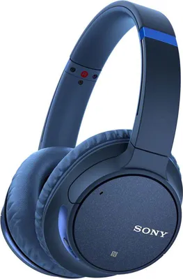 Obrázek produktu pro Sony CH700N, Kabelový a bezdrátový, 7 - 20000 Hz, Hovory/hudba, 240 g, Sluchátka s mikrofonem, Modrá