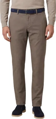 Produktbild von Alberto Herren Chinohose Slim-Fit in Braun, formbeständig, aus Baumwoll-Mix
