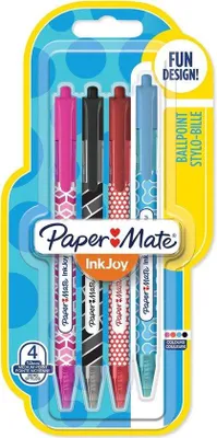 Produktbild von Paper:Mate Kugelschreiber InkJoy Wrap 100 RT 4er Blister