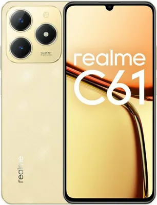 Immagine prodotto di realme C61 Smartphone 6.74" 6GB 256GB Dual SIM Android 14 Oro 4G