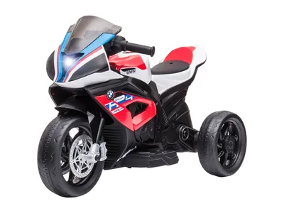 Produktbild von HOMCOM Kinder Elektro-Motorrad Kindermotorrad 6V Elektrofahrzeug Elektro-Dreirad Kinderfahrzeug mit 3 Musikmodi 2,5km/h Elektromotorrad für Kinder ab 18 Monaten PP Metall Rot 82,5 x 42 x 54 cm