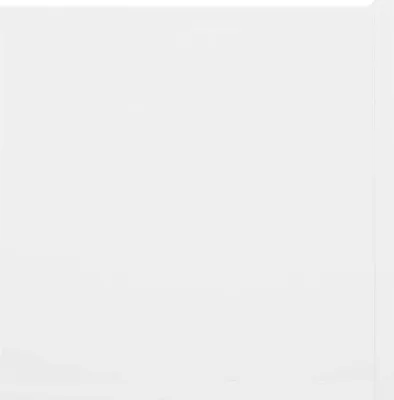 A plain white background with a white TV cabinet.