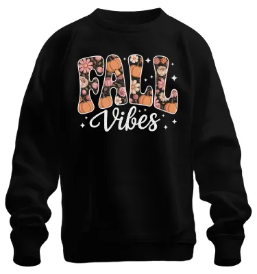 Imagen del producto de Sudadera uni, estilo "otoño", con motivos de calabazas, flores, diseño bohemio y vintage. Color: . Talla: XXL