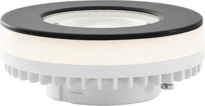 Produktbild von Lindby LED-Lampe, GX53, 4,8W, schwarz, 4.000 K, 7,5 x 3 cm