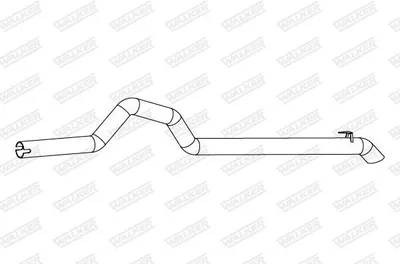 Produktbild von WALKER Abgasrohr Auspuffrohr passend für MERCEDES-BENZ SPRINTER 3,5-t Kasten (906) 10804